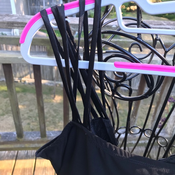 🦉EUC Perception Women’s Black Strap Style Tank With Stud Embellishments Med - Picture 3 of 7